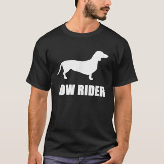 CAMISETA DE CACHORRO, BAIXA RIDER, DACHSHUND