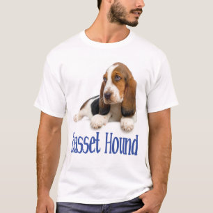Camiseta de Cachorro Cachorrinho Basset Hound Amor