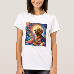 Camiseta de cachorro cômoda e doce