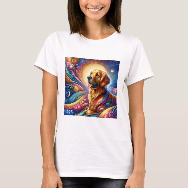 Camiseta de cachorro cômoda e doce (Frente)