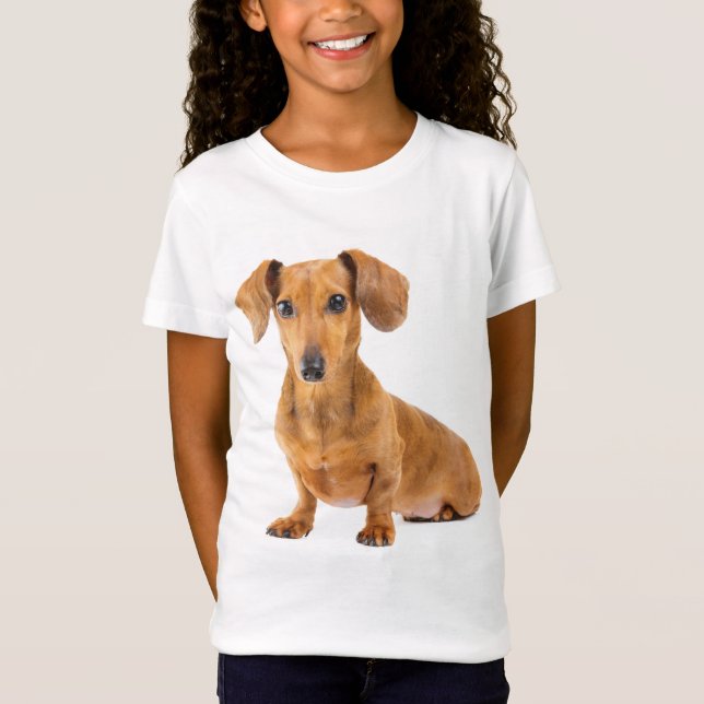 Camiseta de Cachorro Dachshund (Frente)