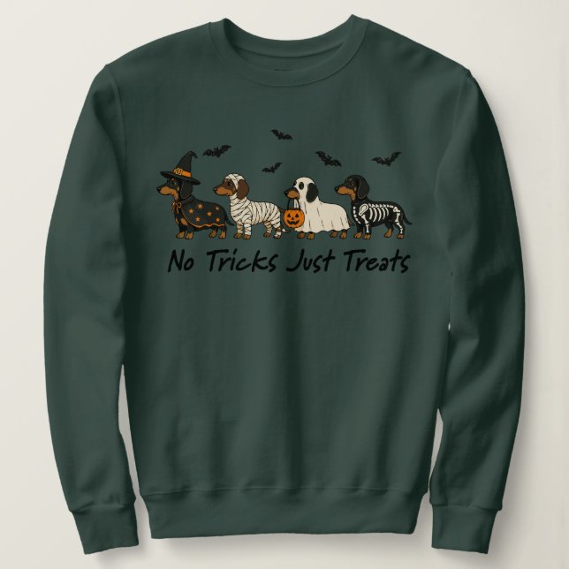 Camiseta De Cachorro Dachshund Sem Truques Apenas  (Frente do Design)
