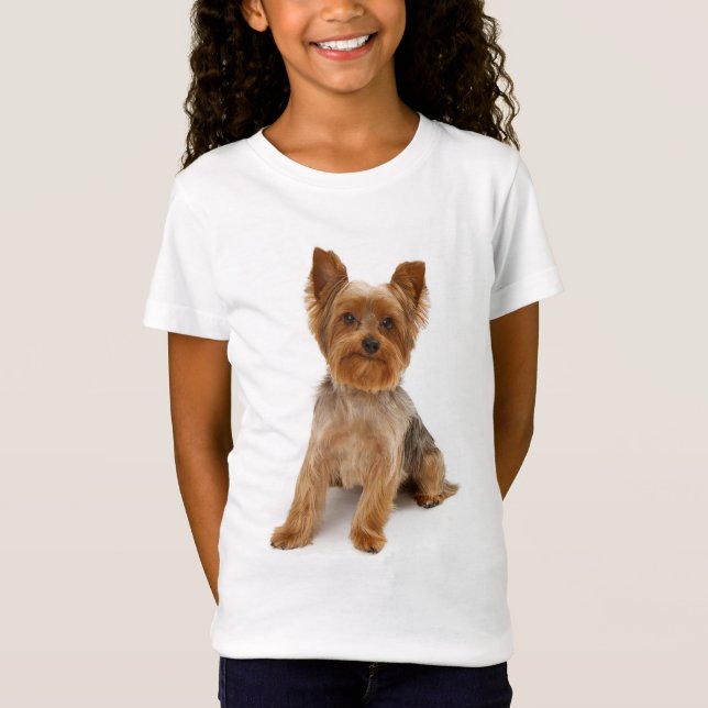 Camiseta de Cachorro do Yorkshire Terrier (Frente)