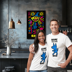 Camiseta de Cachorro Engraçado - Design de Tripula