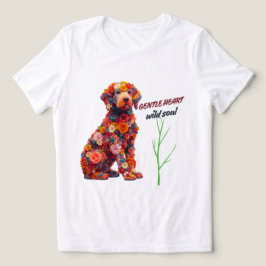 Camiseta de Cachorro Floral | Design de Cachorro F