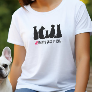 Camiseta de Cachorro Melhor Amigo da Mulher