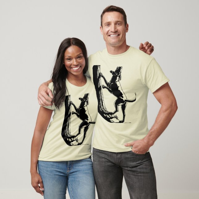 Camiseta de Cachorro Orgânico de Hound Camiseta de (Unissex)