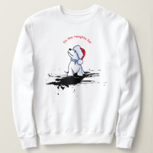 Camiseta de Cachorro Westie de Natal