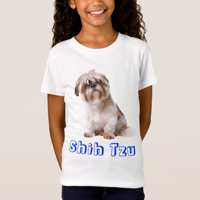 Camiseta de Cachorros Shih Tzu (Frente)