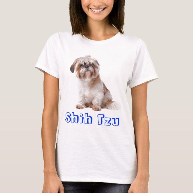 Camiseta de Cachorros Shih Tzu (Frente)