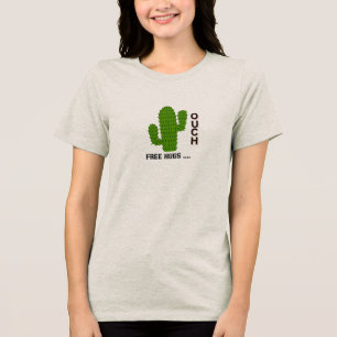 Camiseta de Cacto 'Abraços Gratuitos' Camisa de