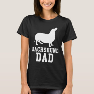 Camiseta de Cães de Dachshund Pai
