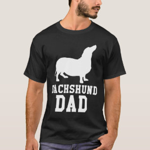 Camiseta de Cães de Dachshund Pai