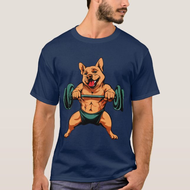 Camiseta de Cães Desportivos (Frente)
