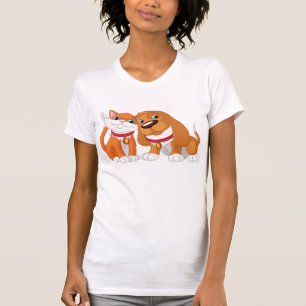 Camiseta De Cães E Gatos