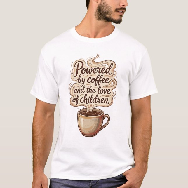 Camiseta de café do papai (Frente)