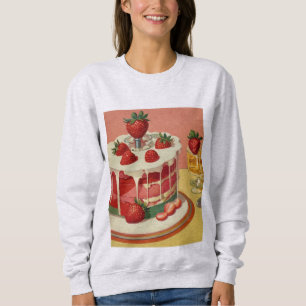 Camiseta de cake retro futurista