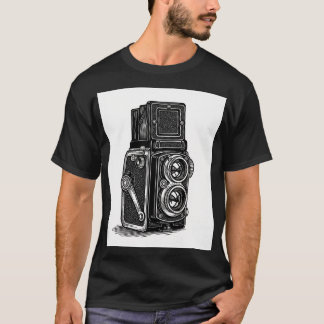 Camiseta de câmera TLR