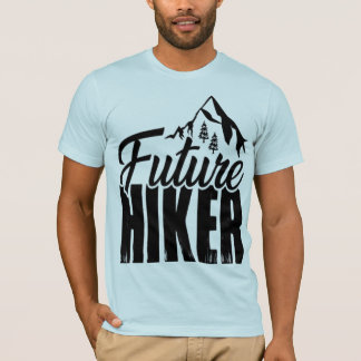 Camiseta de caminhadas e aventura para homens ao a