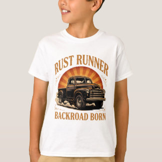 Camiseta de Caminhão Antigo Rust Runner