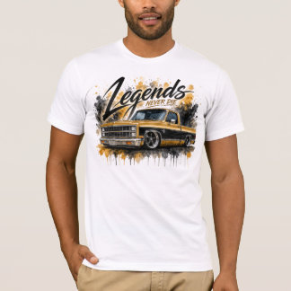 Camiseta de Caminhão Clássico e Hot Rod