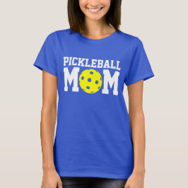 Camiseta De "camisa da mamã Pickleball" (azul)