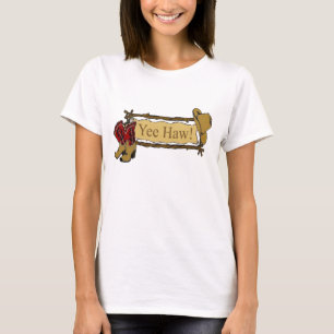 Camiseta De "camisa ocidental da vaqueira T do Haw Yee"