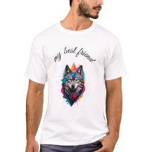 Camiseta de camiseta do melhor amigo Todos os tama