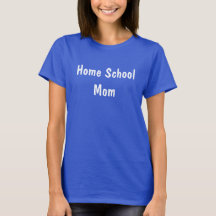 Camiseta de camiseta feminina da escola doméstica