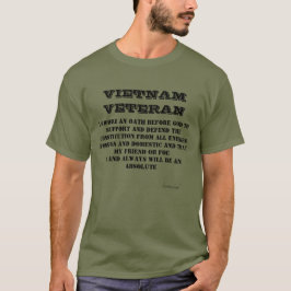 Camiseta de Camiseta Verde de Oath VETERAN