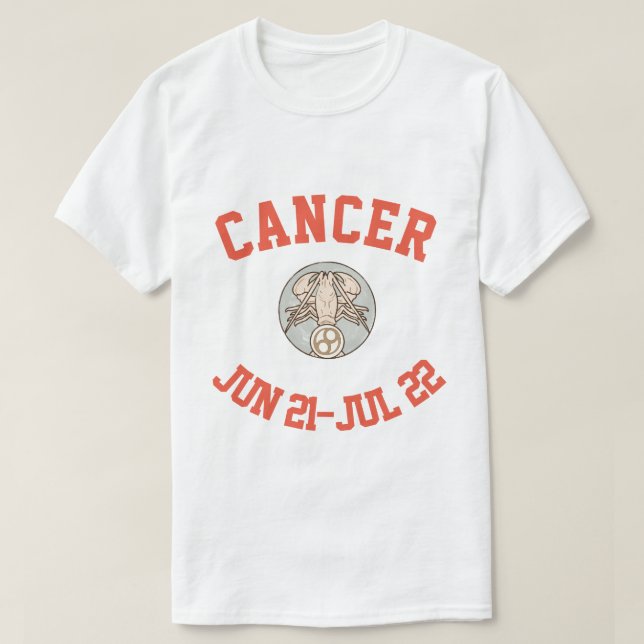 Camiseta de Câncer (Frente do Design)