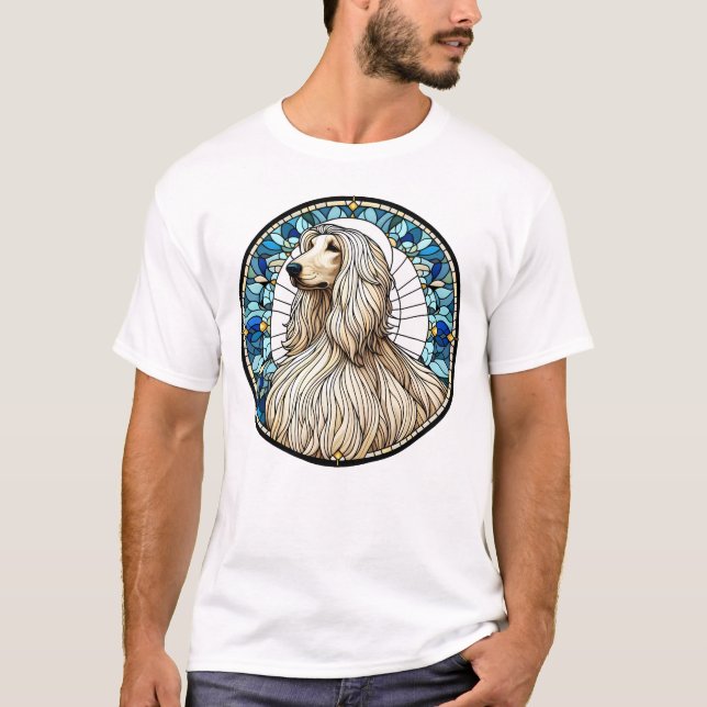 Camiseta de cão afegão (Frente)