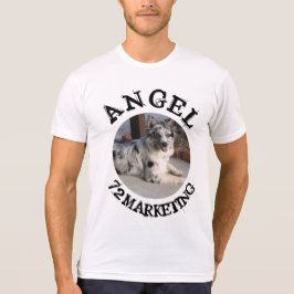 camiseta de cão anjo 72marketing