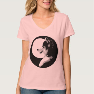 Camiseta de cão de Rouco de camisa Malamute Rouco