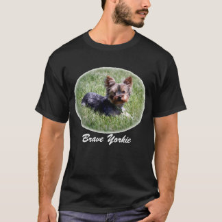 Camiseta de Cão-de-Yorkie Brave