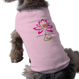 Camiseta de cão de Zen do Lotus Heart