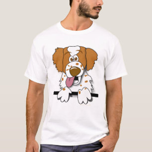 Camiseta de cão dos desenhos animados do Spaniel