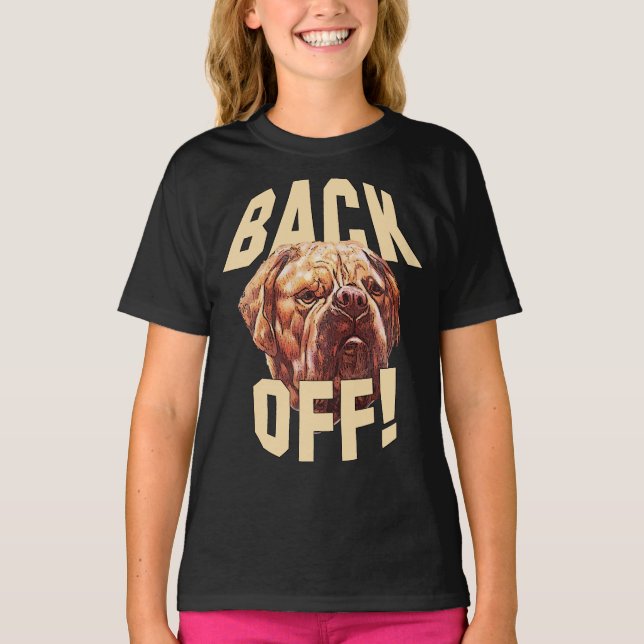 Camiseta De Cão Para Trás (Frente)