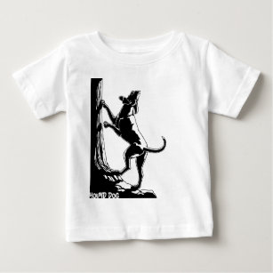 Camiseta de cão personalizada da camiseta do bebê 