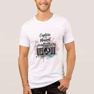 Camiseta de Captura de Câmera Antiga