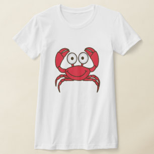 Camiseta de caranguejo-amado