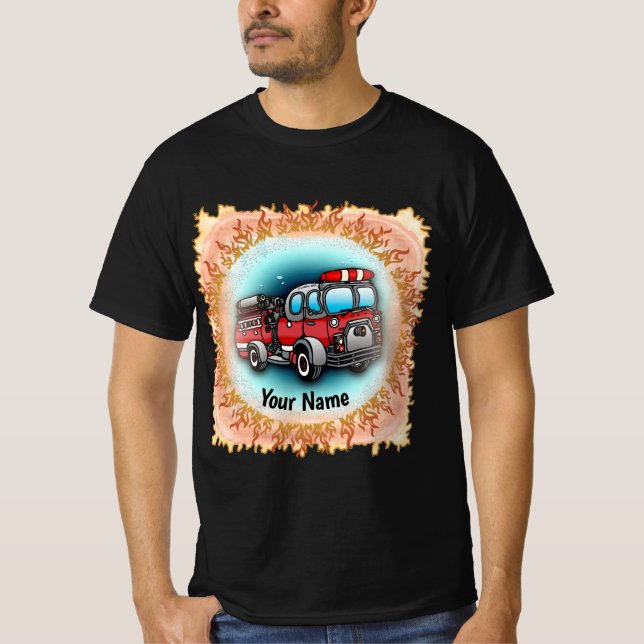 Camiseta de carrinho de água (Frente)