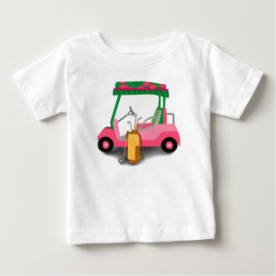 Camiseta de carrinho de golfe Pretty in Pink