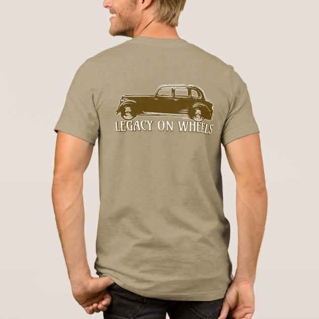 Camiseta de Carro Clássico Antigo (Verso)