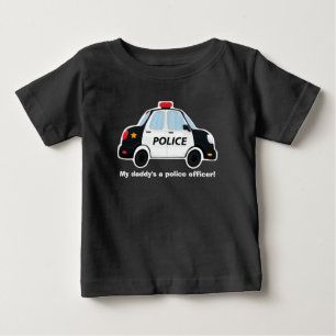 Camiseta De Carro Da Polícia - Bebê - Toddler - 