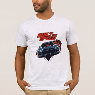 Camiseta de carro esportivo de corrida masculina C