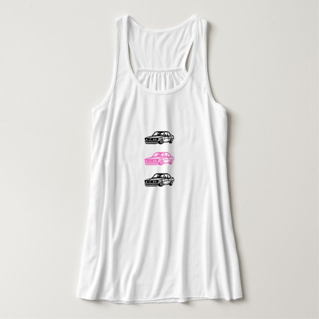 Camiseta de Carro para Meninas (Frente do Design)