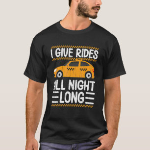 Camiseta Dê Carros Durante Toda A Noite, Guiando O Gráfico 