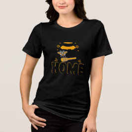 Camiseta de Cartoon Bee Honey Jar "HOME"