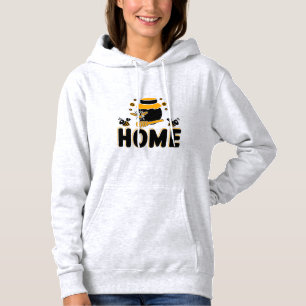 Camiseta de Cartoon Bee Honey Jar "HOME"